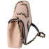CHANEL CC Filigree Matelass Flap Bag A93341 Beige Black Calfskin